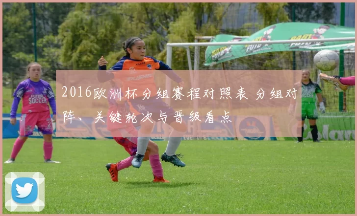 2016欧洲杯分组赛程对照表 分组对阵、关键轮次与晋级看点